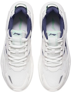 LiNing李寧 靜影 防滑耐磨 低幫 運動休閒鞋 白藍 Shop LiNing李寧 靜影 防滑耐磨 低幫 運動休閒鞋 白藍