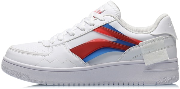 LiNing李寧 百變攻略 耐磨透氣 低幫 板鞋 白紅藍 Buy LiNing李寧 百變攻略 耐磨透氣 低幫 板鞋 白紅藍