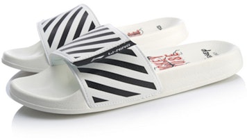 리닝 X 디즈니 미키 마우스 화이트 슬리퍼 (Stylish 함축) AGAQ023-5 Lookbook 리닝 X 디즈니 미키 마우스 화이트 슬리퍼 (Stylish 함축) AGAQ023-5