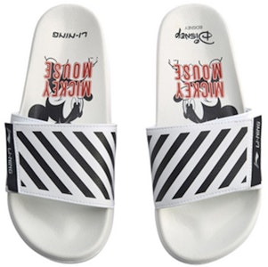 Disney/迪士尼 x 李宁 潮流 運動拖鞋 白色 Shop Disney/迪士尼 x 李宁 潮流 運動拖鞋 白色