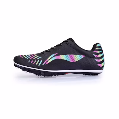 Li-Ning Sprint Spike Running Shoes 'Black'