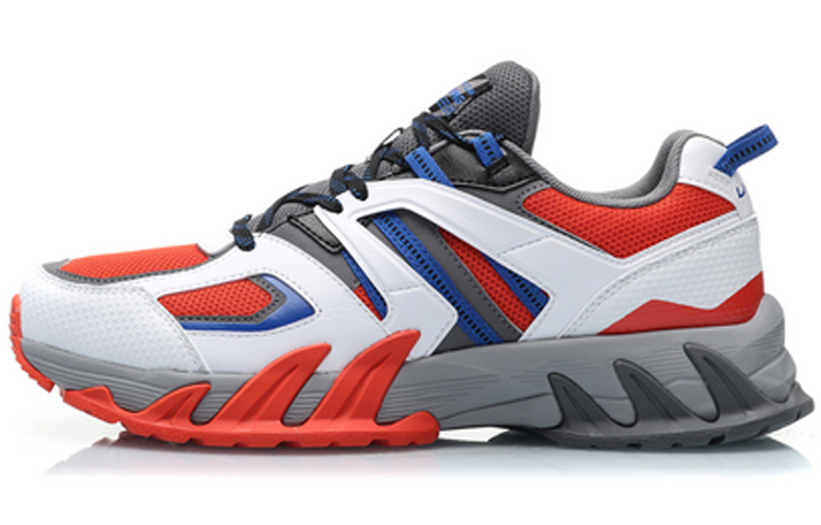 Li-Ning Stability Shock Absorption Rebound Outdoor Running Shoes 'White Grey' ARDP023-2