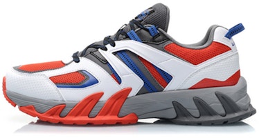 Li-Ning Stability Shock Absorption Rebound Outdoor Running Shoes 'White Grey' ARDP023-2 Li-Ning Stability Shock Absorption Rebound Outdoor Running Shoes 'White Grey' ARDP023-2