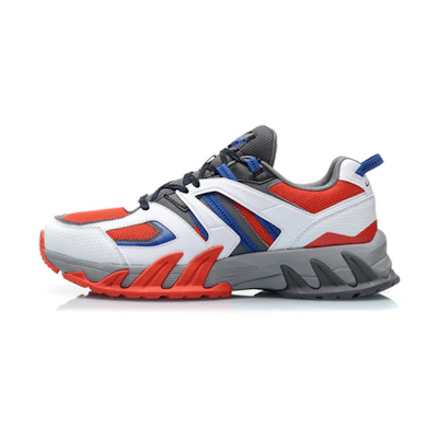 Li-Ning Stability Shock Absorption Rebound Outdoor Running Shoes 'White Grey'