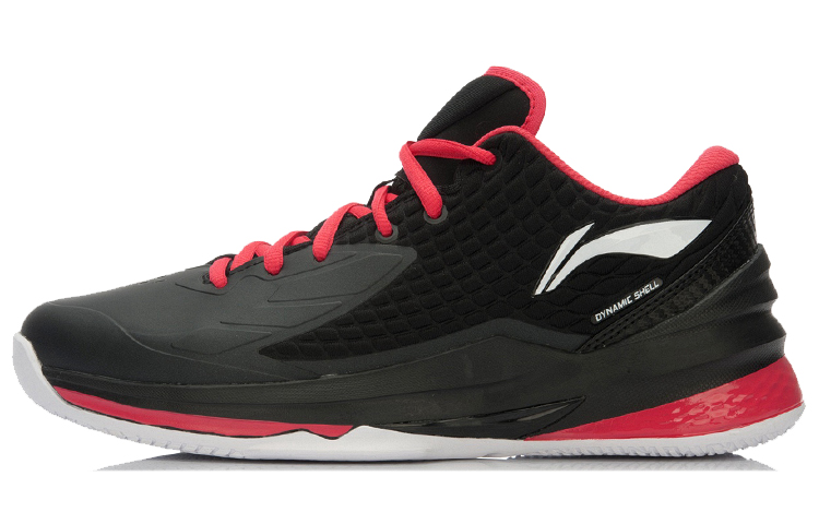 Li-Ning Stability Support Professional Basketball Shoes 'Black Red' ABPL029-2