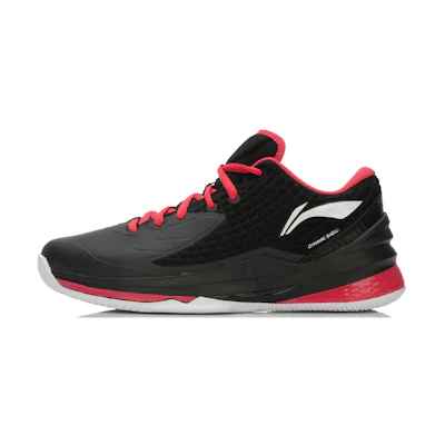 Li-Ning Stability Support Professional Basketball Shoes 'Black Red'