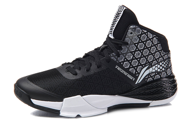 Order 李寧 ストーム2ハイ 'ブラックグレー' ABFM005-1 ABFM005-1