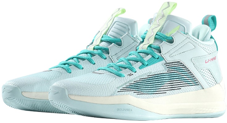 LiNing李寧 強襲 緩震 低筒 籃球鞋 男款 灰綠 Lookbook LiNing李寧 強襲 緩震 低筒 籃球鞋 男款 灰綠