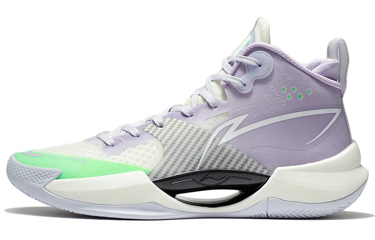 Li-Ning Superlight 'White Purple Green' ABAS027-5