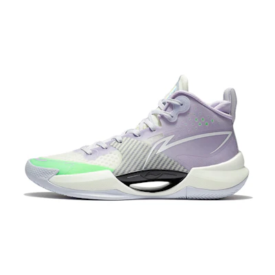 Li-Ning Superlight 'White Purple Green'