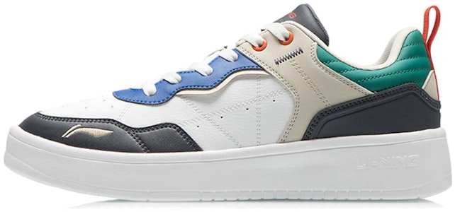 LiNing李寧 低幫 板鞋 男款 白黑綠 Buy LiNing李寧 低幫 板鞋 男款 白黑綠