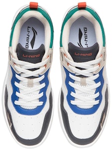 LiNing李寧 低幫 板鞋 男款 白黑綠 Shop LiNing李寧 低幫 板鞋 男款 白黑綠