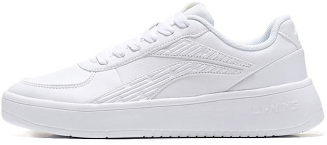 李寧 順應包覆防滑耐磨輕便低筒滑板鞋 純白 Buy 李寧 順應包覆防滑耐磨輕便低筒滑板鞋 純白