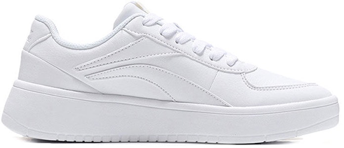 李寧 順應包覆防滑耐磨輕便低筒滑板鞋 純白 Order 李寧 順應包覆防滑耐磨輕便低筒滑板鞋 純白