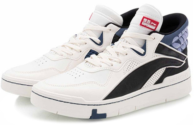 Li-Ning Superwave Mid 'White Black Blue' AGCQ061-2 Lookbook Li-Ning Superwave Mid 'White Black Blue' AGCQ061-2