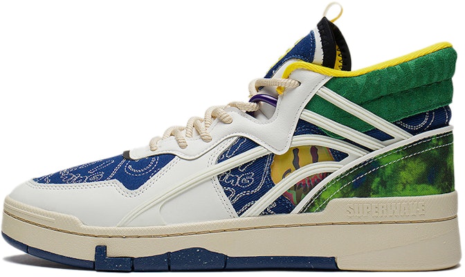 Li-Ning Superwave Mid 'White Green Blue' AGCS283-1 Buy Li-Ning Superwave Mid 'White Green Blue' AGCS283-1