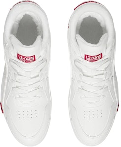 李宁 時尚潮流 耐磨透氣 中幫 板鞋 男款 白紅 Shop 李宁 時尚潮流 耐磨透氣 中幫 板鞋 男款 白紅