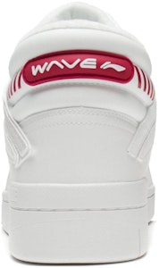 李宁 時尚潮流 耐磨透氣 中幫 板鞋 男款 白紅 Details for 李宁 時尚潮流 耐磨透氣 中幫 板鞋 男款 白紅