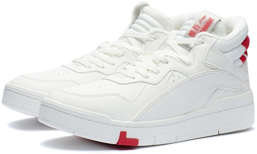 리닝 슈퍼웨이브 미드 플리스 '화이트 레드' AGCR233-6 AGCR233-6 Lookbook 리닝 슈퍼웨이브 미드 플리스 '화이트 레드' AGCR233-6 AGCR233-6