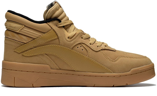 Li-Ning Superwave Mid Leather 'Yellow Tan' AGCS349-1 Order Li-Ning Superwave Mid Leather 'Yellow Tan' AGCS349-1