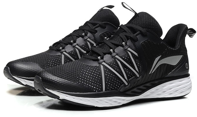 Li-Ning Support Breathable Shock-Absorbing Low Top Running Shoes 'Black Grey' ARHN215-1 Lookbook Li-Ning Support Breathable Shock-Absorbing Low Top Running Shoes 'Black Grey' ARHN215-1
