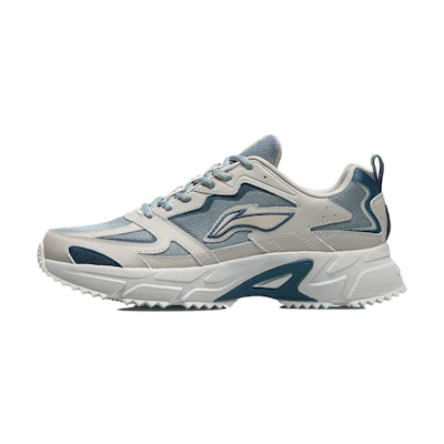 Li-Ning Retro Running Shoes 'Grey Green'