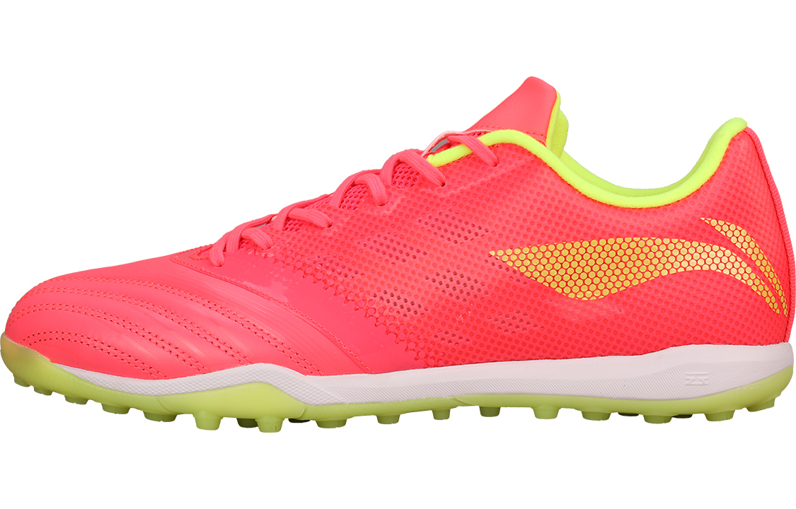 Li-Ning T-Series 2 'Fluorescent Red Kangaroo Leather TF' ASTR017-1