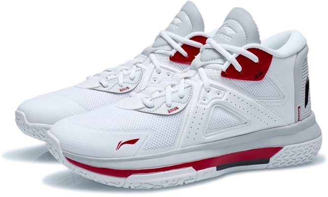 Li-Ning Team Emblem Mid 'Putih Merah' ABAR117-1 Lookbook Li-Ning Team Emblem Mid 'Putih Merah' ABAR117-1