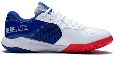 LiNing李寧 雷霆Lite 訓練低幫羽毛球鞋 男女同款 白藍色 Order LiNing李寧 雷霆Lite 訓練低幫羽毛球鞋 男女同款 白藍色