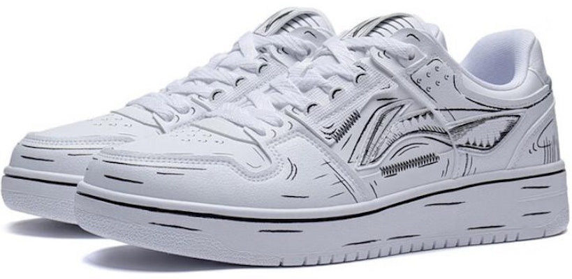 Li-Ning Tianji 'Putih Hitam' AGCT375-2 Lookbook Li-Ning Tianji 'Putih Hitam' AGCT375-2