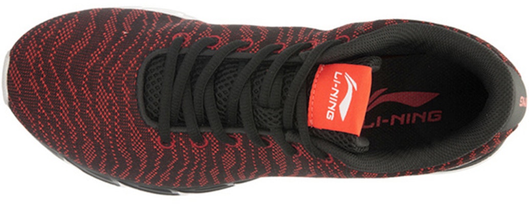 Li-Ning Ultra Light Soft Knit Running Shoes 'Black Red' ARBP099-1 Lookbook Li-Ning Ultra Light Soft Knit Running Shoes 'Black Red' ARBP099-1