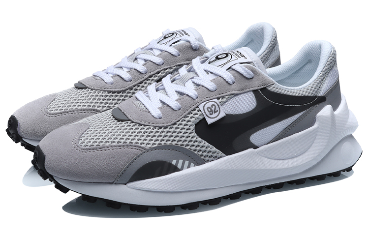 Lookbook Li-Ning Universe Premium Low 'Abu Putih Hitam' AGCR039-1