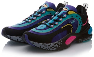 Li-Ning V8 'Hitam Hijau Teal' ARHP093-9 Lookbook Li-Ning V8 'Hitam Hijau Teal' ARHP093-9