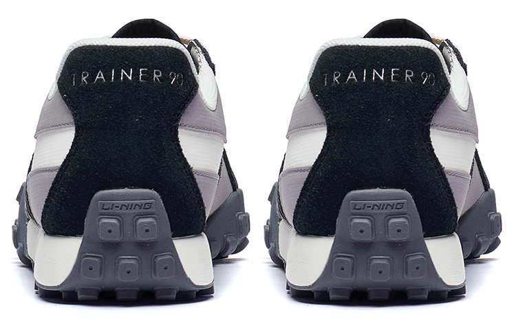 Li-Ning Vintage Sneakers 'Black Grey White' 圖 4