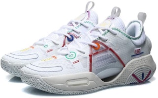 LiNing李寧 全城9 V1.5 "窗口" 耐磨透氣 低筒 籃球鞋 白色 Lookbook LiNing李寧 全城9 V1.5 "窗口" 耐磨透氣 低筒 籃球鞋 白色