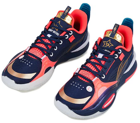 리닝 웨이드 올시티 10 로우 "다크 블루 레드" ABAS009-25 Lookbook 리닝 웨이드 올시티 10 로우 "다크 블루 레드" ABAS009-25