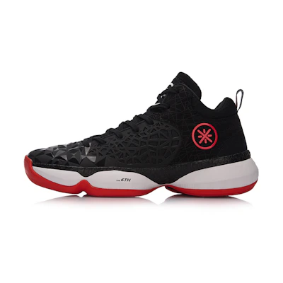 Li-Ning Wade All City 6 The Sixth 2 'Black Red'