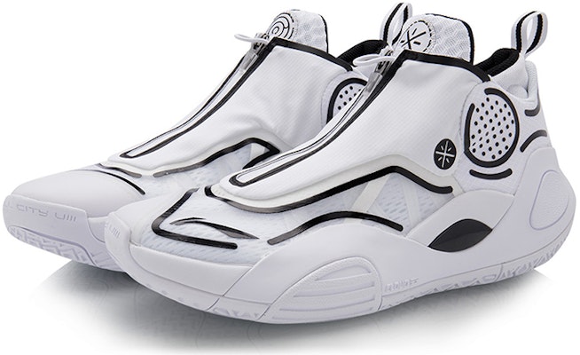 李宁 全城8 V2 減震 低幫 籃球鞋 男款 白 Lookbook 李宁 全城8 V2 減震 低幫 籃球鞋 男款 白