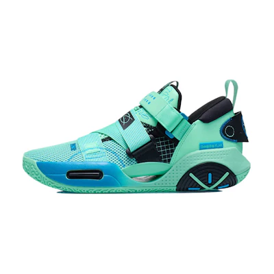 Li-Ning Wade All City 9 V2 'Neon Azure Green'
