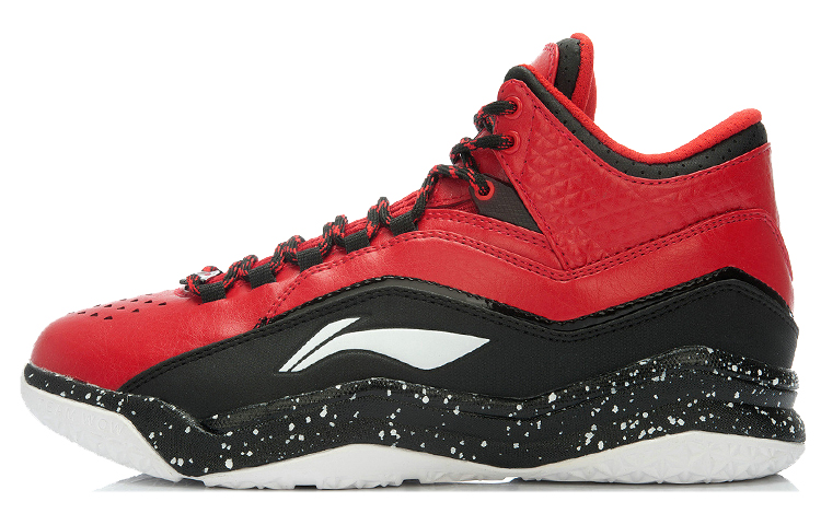 Buy LiNing李寧 WOW 3 韋德之道3 場地 中幫 籃球鞋 男女同款 紅黑白 普及版