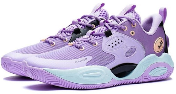 李寧 All Day 7 耐磨透氣 低筒 籃球鞋 紫黑 Lookbook 李寧 All Day 7 耐磨透氣 低筒 籃球鞋 紫黑