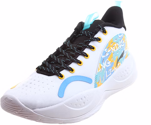 Li-Ning Wade Cloud 'Standard White Blue Yellow' ABPS005-1 Lookbook Li-Ning Wade Cloud 'Standard White Blue Yellow' ABPS005-1