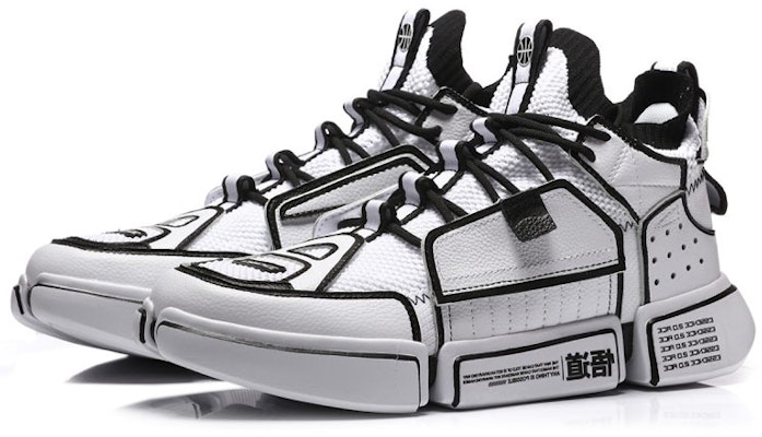 LiNing李寧 悟道 ACE 巴黎時裝週 耐磨透氣 低筒 復古籃球鞋 白黑 Lookbook LiNing李寧 悟道 ACE 巴黎時裝週 耐磨透氣 低筒 復古籃球鞋 白黑