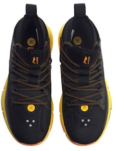 LiNing李寧 裂變5 減震防滑 低筒 籃球鞋 男款 黑黃 Lookbook LiNing李寧 裂變5 減震防滑 低筒 籃球鞋 男款 黑黃