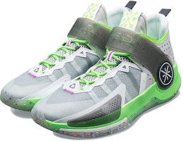 LiNing李寧 裂變7 "環保週" 減震防滑耐磨 中筒 實戰籃球鞋 灰綠 Lookbook LiNing李寧 裂變7 "環保週" 減震防滑耐磨 中筒 實戰籃球鞋 灰綠