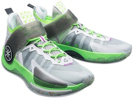 LiNing李寧 裂變7 "環保週" 減震防滑耐磨 中筒 實戰籃球鞋 灰綠 Shop LiNing李寧 裂變7 "環保週" 減震防滑耐磨 中筒 實戰籃球鞋 灰綠