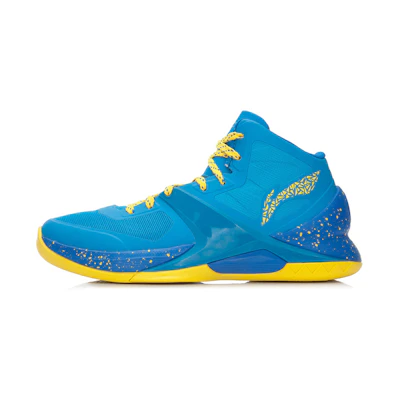 Li-Ning Wade Sixth Professional Basketball Shoes Blue and Huang