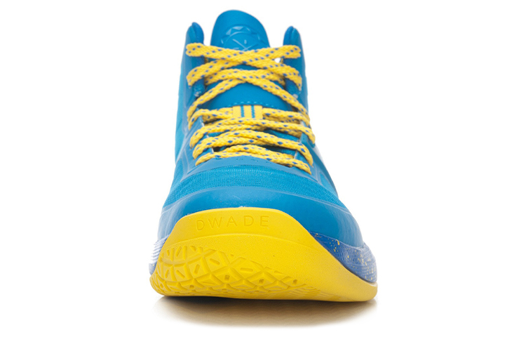 Li-Ning Wade Sixth Professional Basketball Shoes Blue and Huang 圖 4