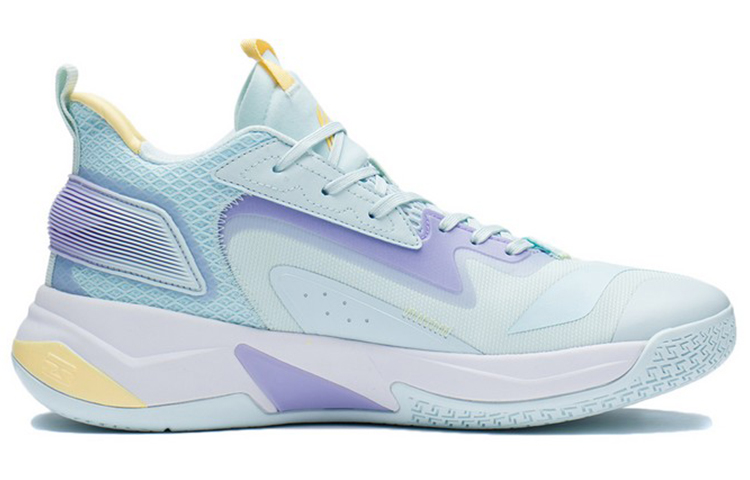 Order LiNing李寧 戰隼 減震回彈 中筒 實戰籃球鞋 男款 藍色