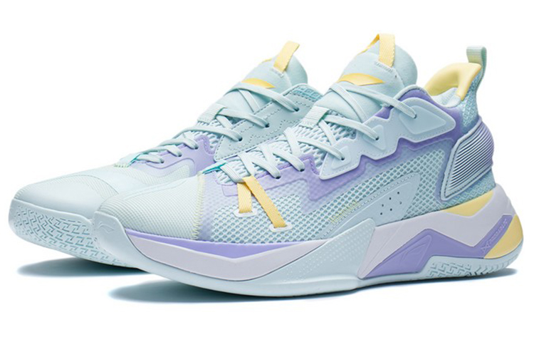 Lookbook LiNing李寧 戰隼 減震回彈 中筒 實戰籃球鞋 男款 藍色